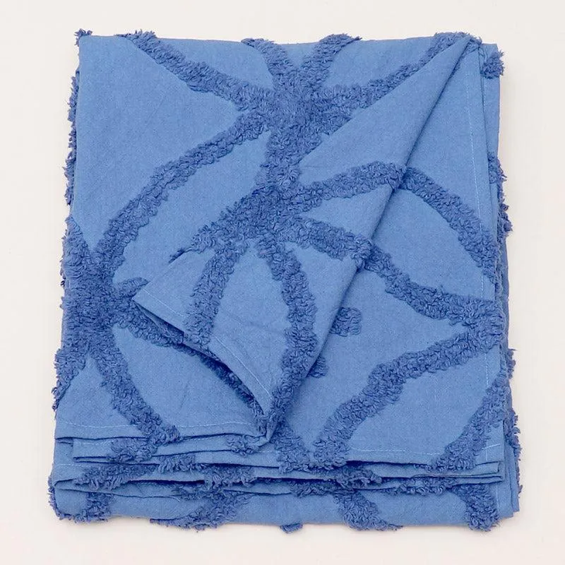 Marigo Cotton Throw - Blue media 4