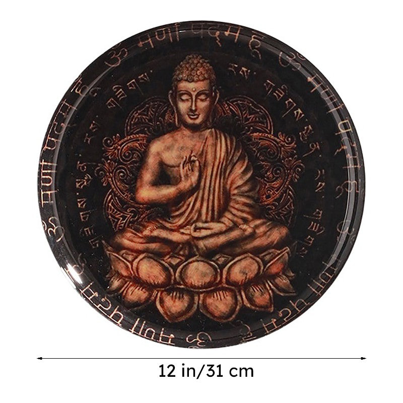 Atherin Buddha Printed Metal Wall Plate media 8