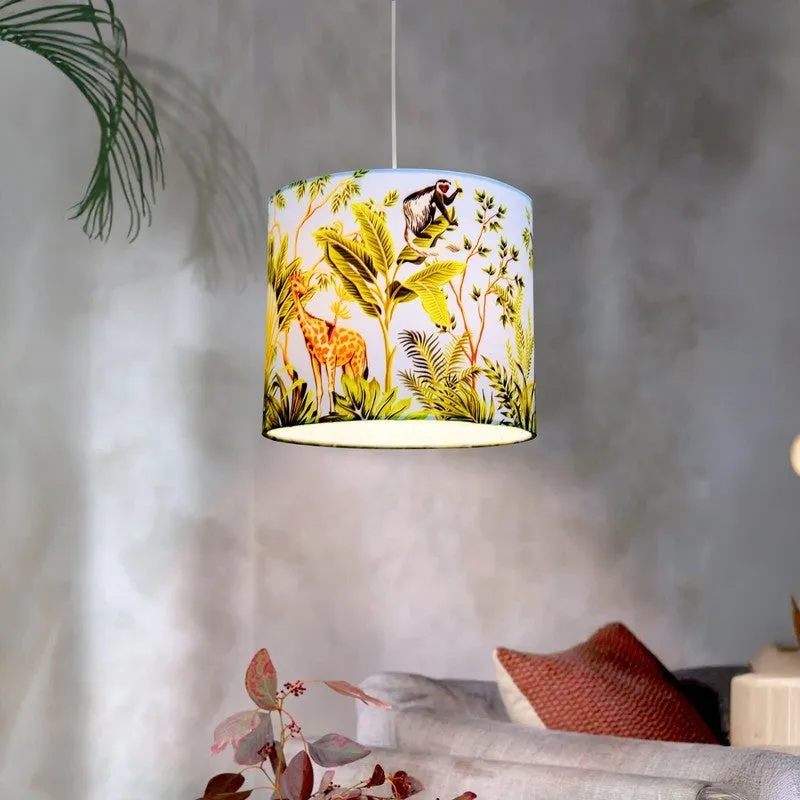 HaloBeam Metal & Fabric Ceiling Lamp media 1