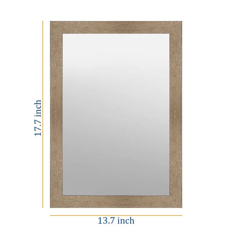 Noblarch Wall Mirrors With Wooden Frame (Brown) media 5
