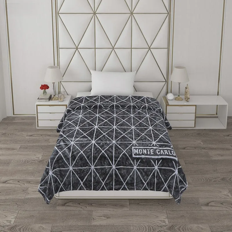 Monte Carlo Midnight Mosaic Blanket - 553 GSM media 3