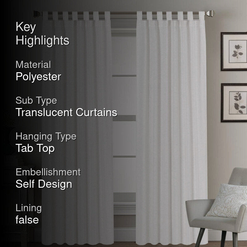 Esme Triple Pinch Pleat Short Width Curtain - White media 2