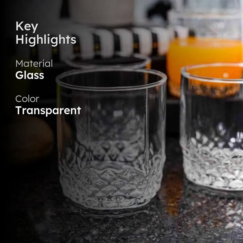 Tiyna Whiskey Glass (320 mL ) - Set of Six media 2