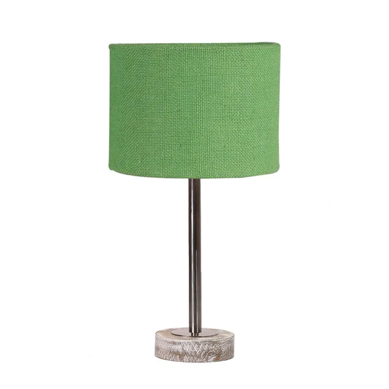 Sienna I Rodin Wooden Table Lamp - Green,Silver,White media 4