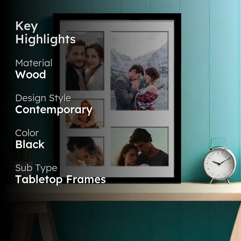 Souvenir Collage Photo Frame - Black media 2