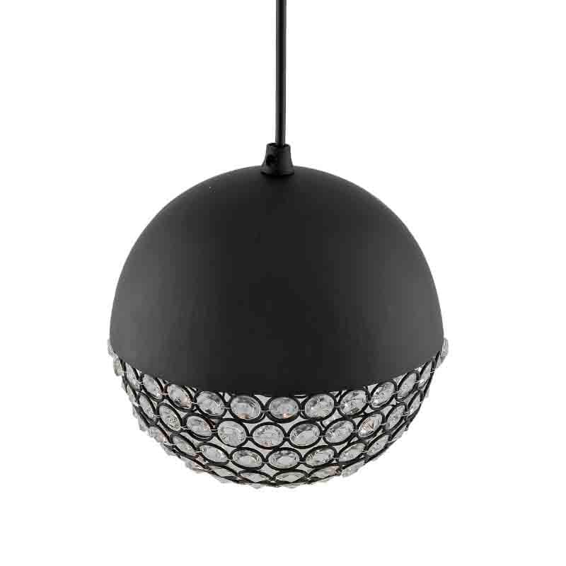 Globular Crystal Metal Ceiling Lamp media 3