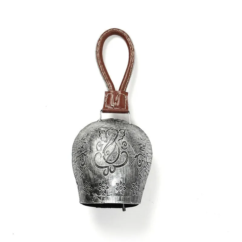 Bellique III Decorative Hanging Bell (Silver) media 3