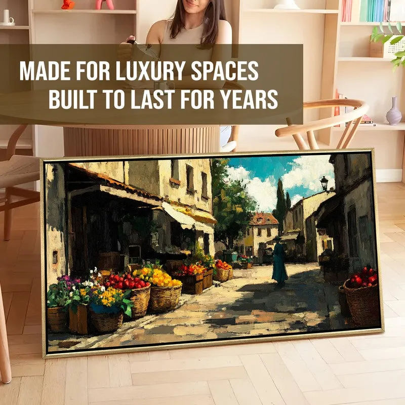 Mercanzia Canvas Wall Painting With Frame media 7