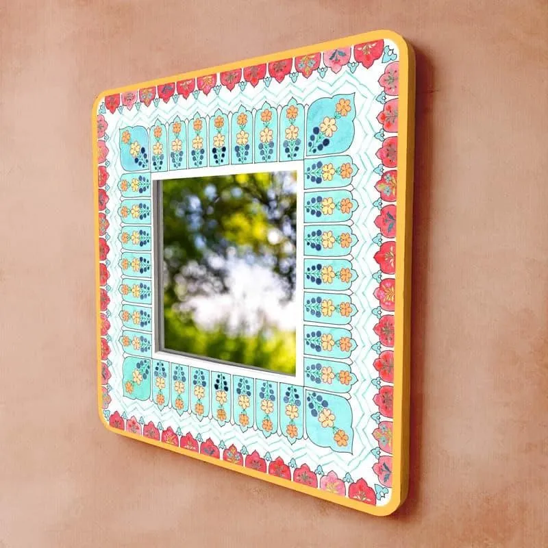 Nirga Designer Handpainted Mirror media 5