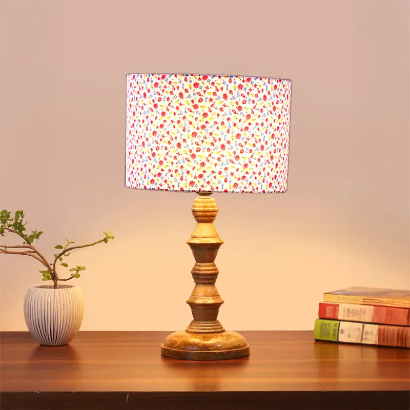 Fleura Timber Wooden Table Lamp - Multicolor media 2