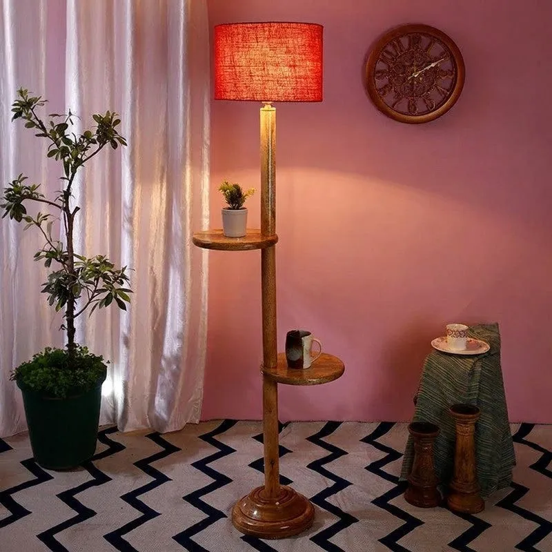 MonoShade Luxe Floor Lamp (Maroon) media 1