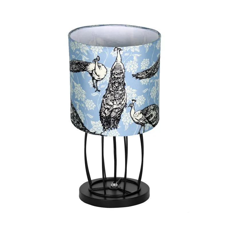 RoyaleAura Elegant Desk Metal Table Lamp - Multicolor media 4