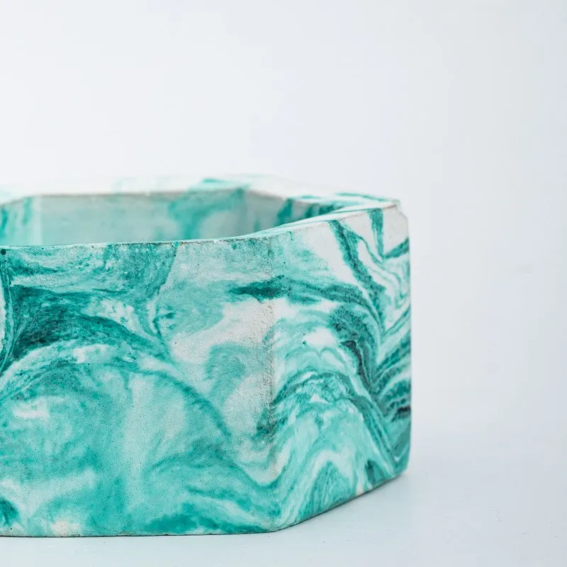 Mixona Concrete Planter - Green media 5