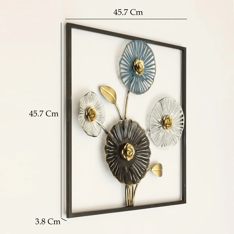 Lana Floral Metal Wall Accent media 5