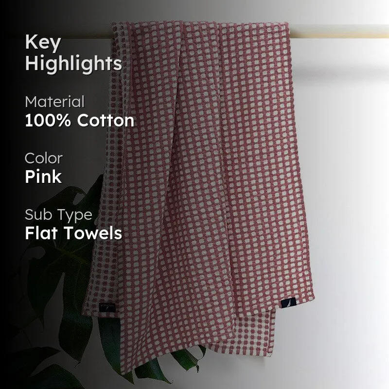 Nautica Feather Dots Cotton Bath Towel - Dusty Pink - 2