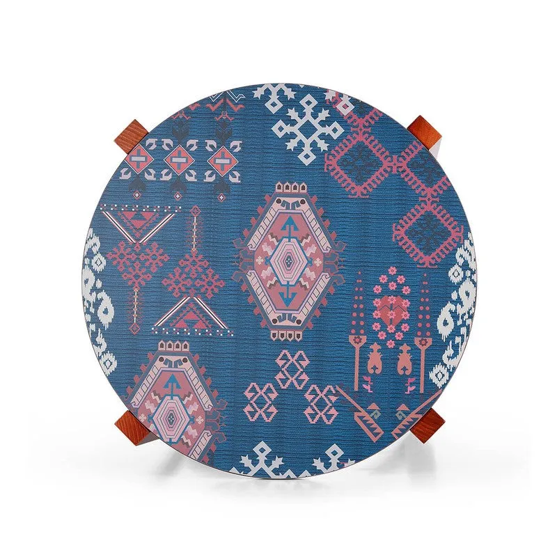 India Circus Wood Enchanting Round Side Table media 6