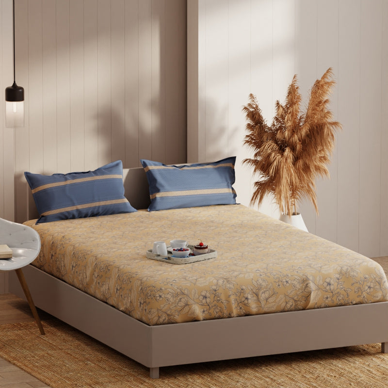 Blush Rest Bedsheet - Beige - Queen/Double