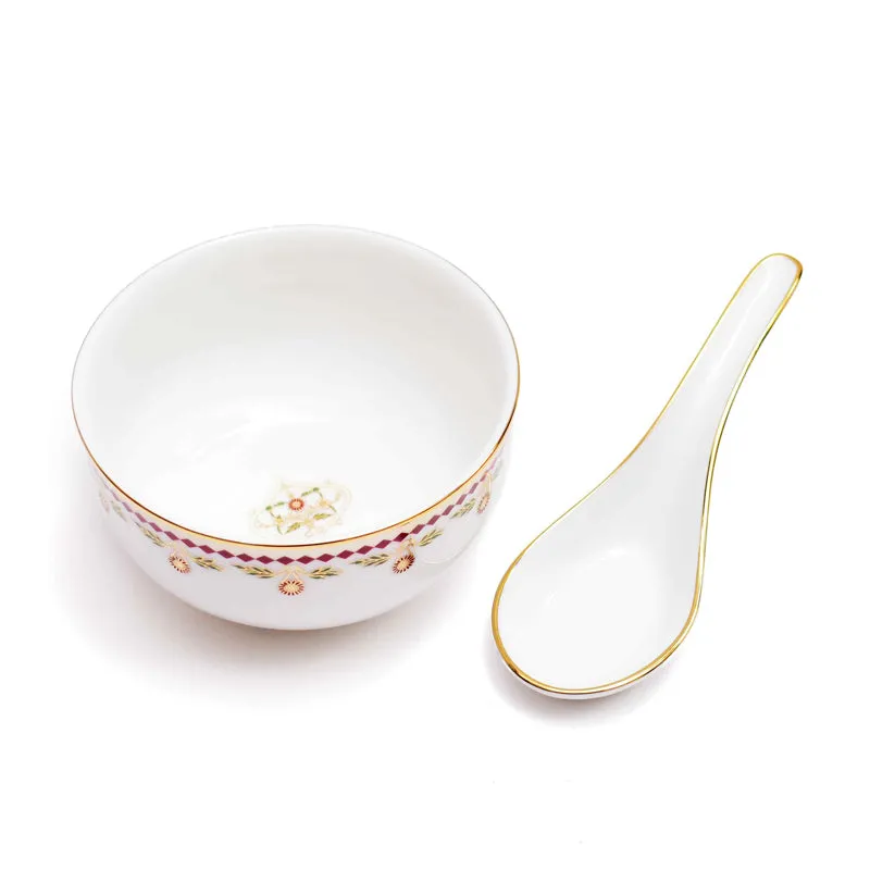 Gilded 24k Gold Brushed Porcelain Dinner Set - 33 Piece Set media 16