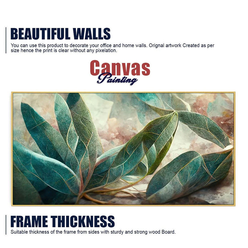 Wisp Of Leaves Canvas Wall Painting media 9