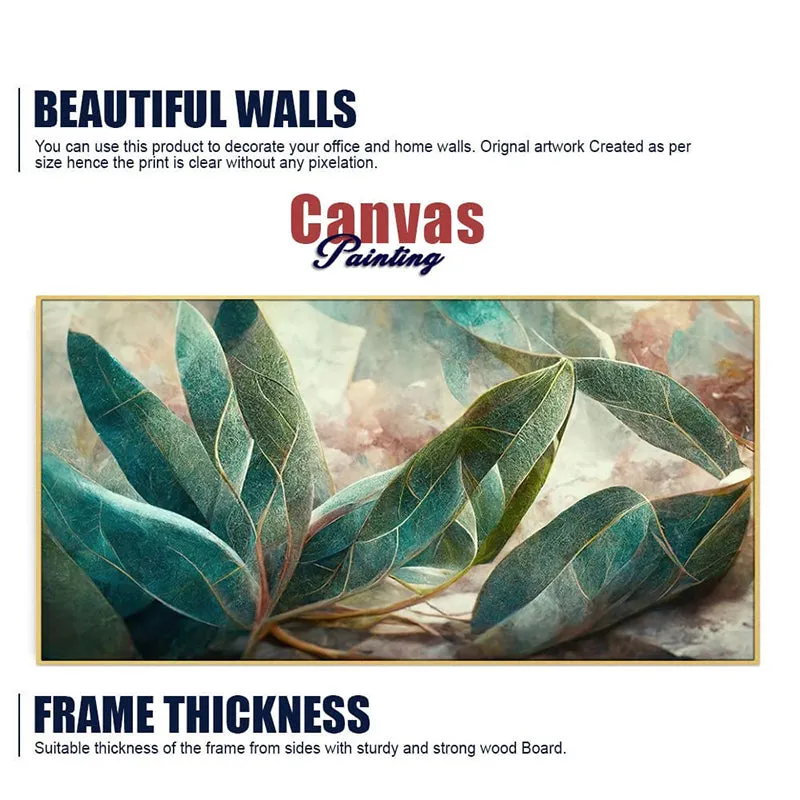 Wisp Of Leaves Canvas Wall Painting media 9
