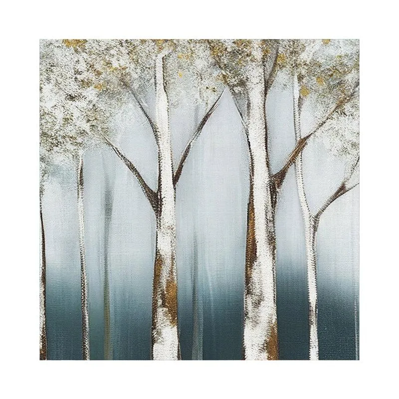 Snowy Woods Wall Painting media 4