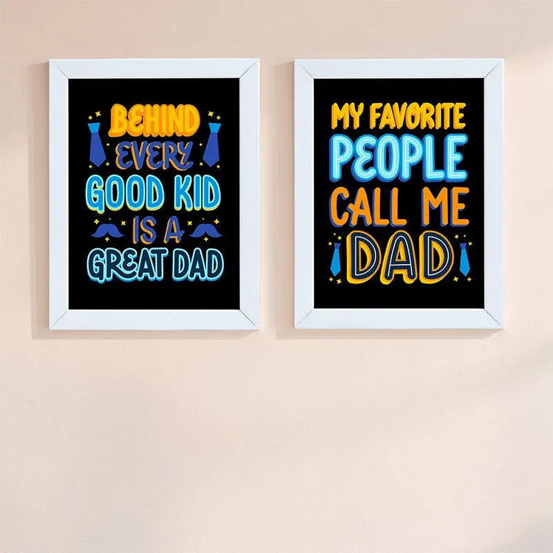 Cool Dad Photo Frame - Set Of Two media 1