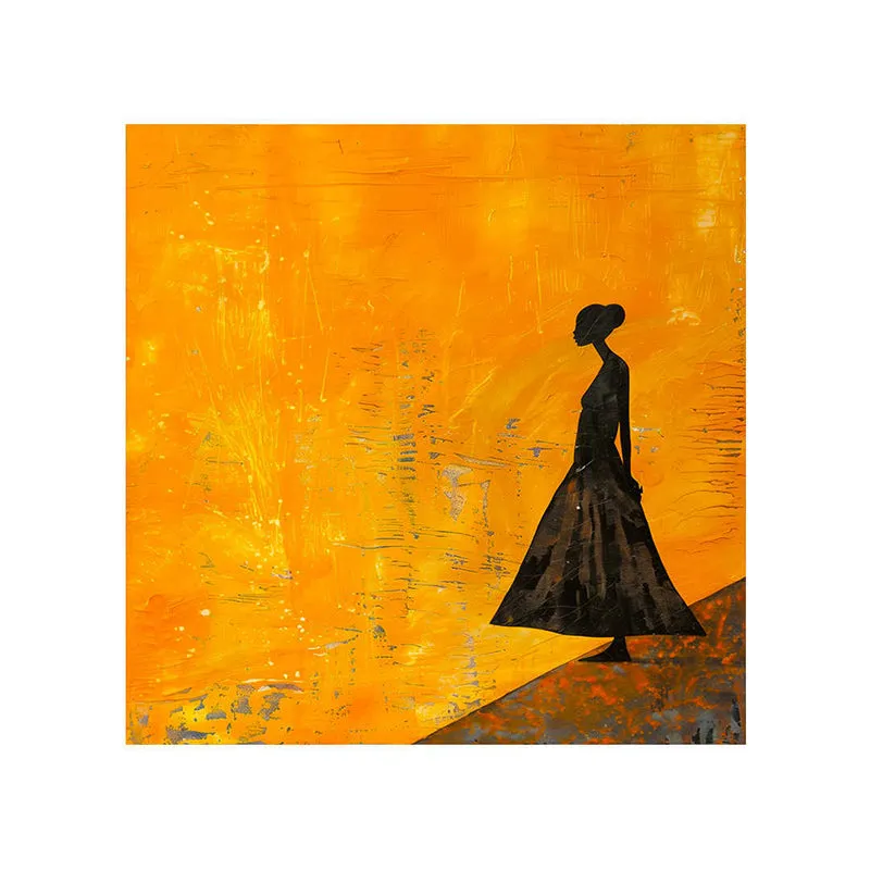 Elegant Lady Wall Painting media 5