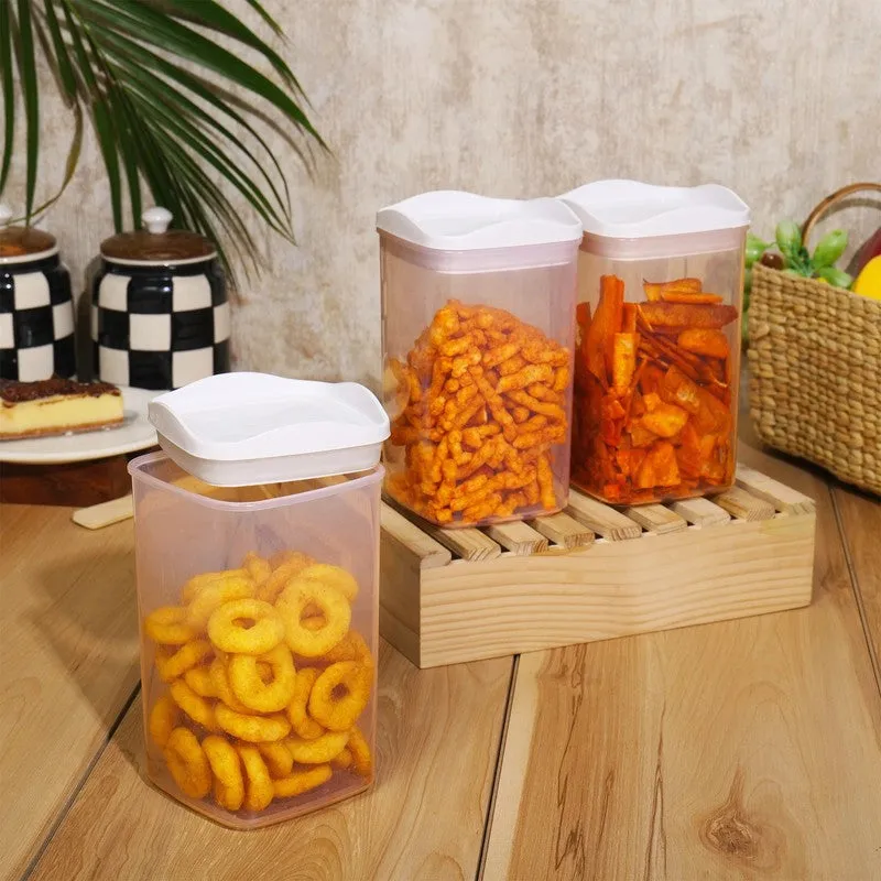 Clear Grip Air Tight Container ( 1000 mL Each ) - Set of Three media 4