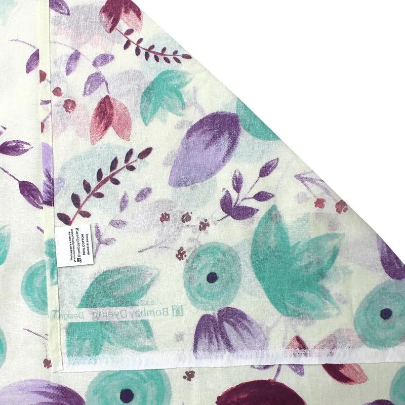 Vidhi Floral Cotton Bedsheet (Green) - 110 TC media 6