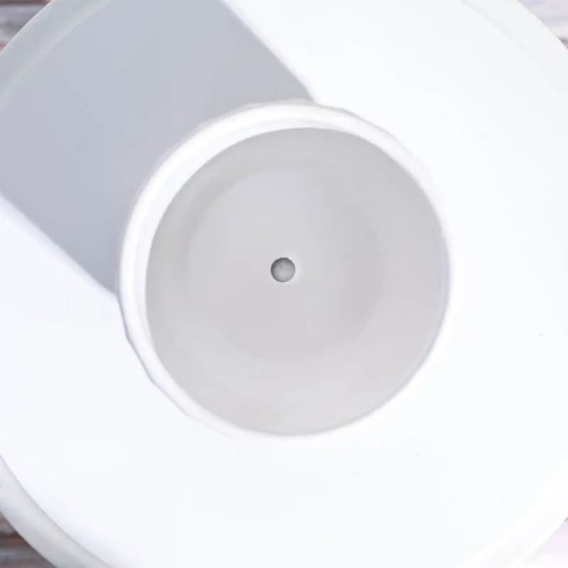 Lexie Ceramic Planter - White media 5