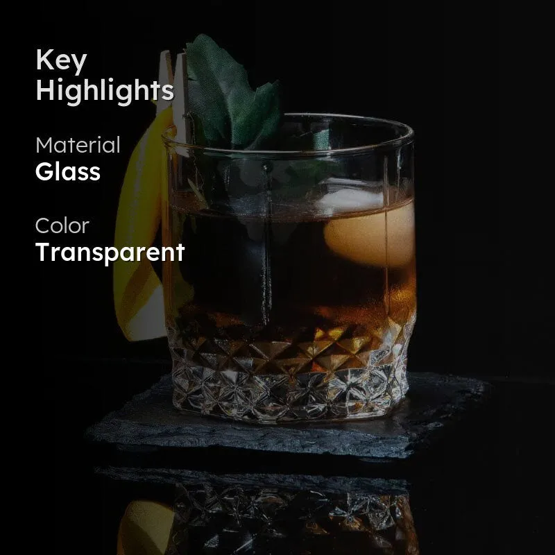 Pasabahce Cassey Old Fashioned Glasses (250 ML) - Set Of Six media 2