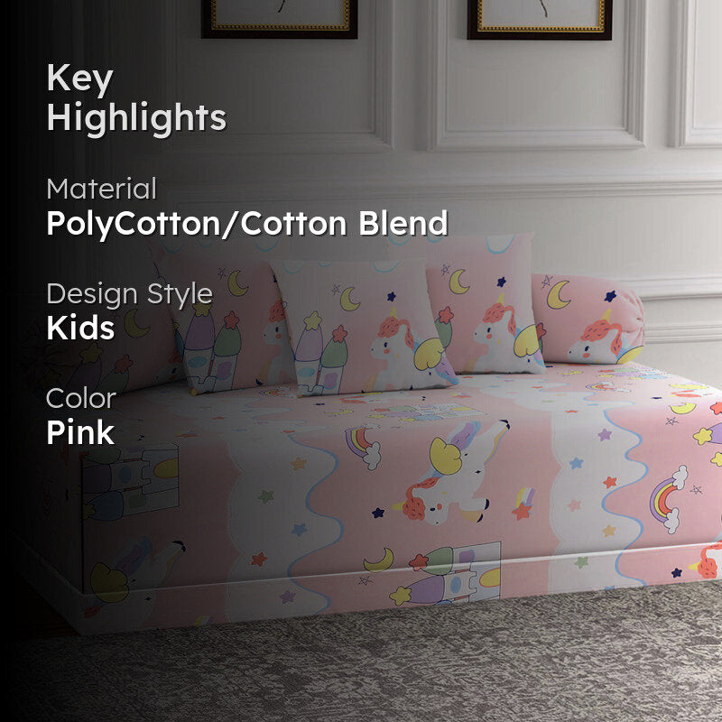 Unicorn Rest Diwan Set - Six Piece Set media 2