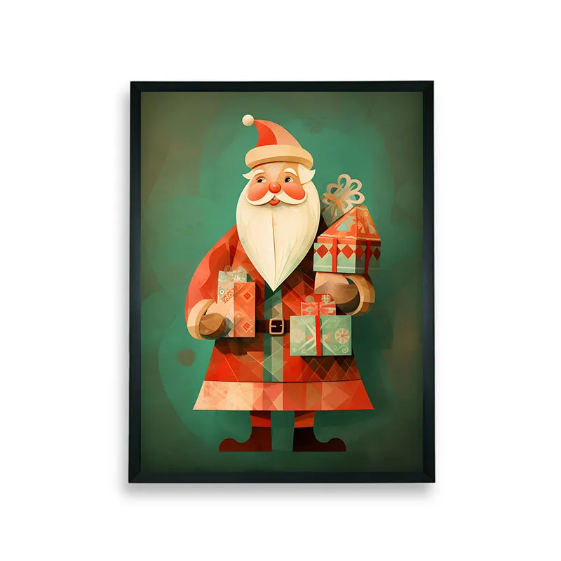Santa Surprise Canvas Wall Art media 7