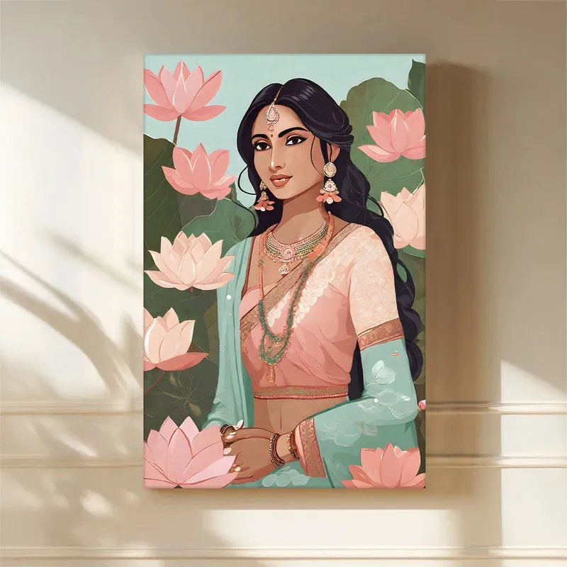 Lotus Veil Wall Art media 5