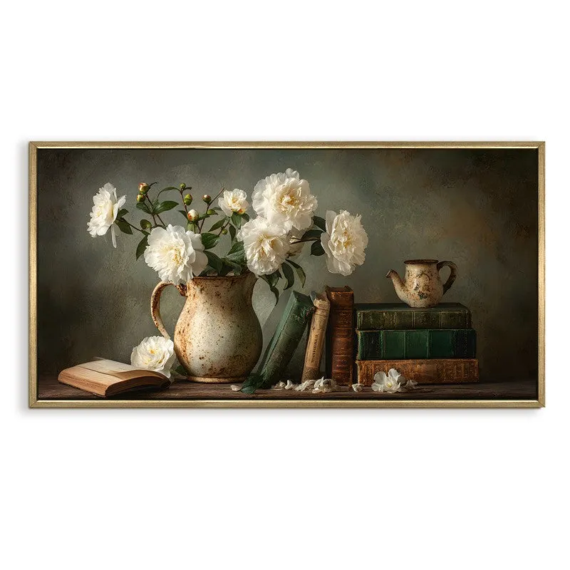 Floral Echo Canvas Wall Painting With Frame media 3