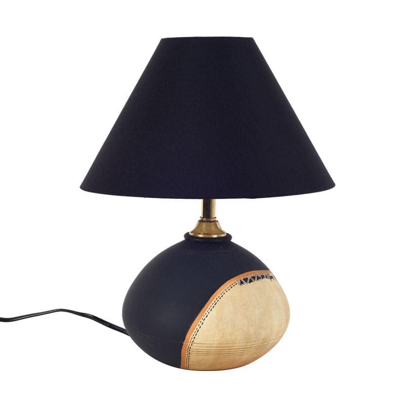 Parag Terracotta Table Lamp - Black,Beige media 4