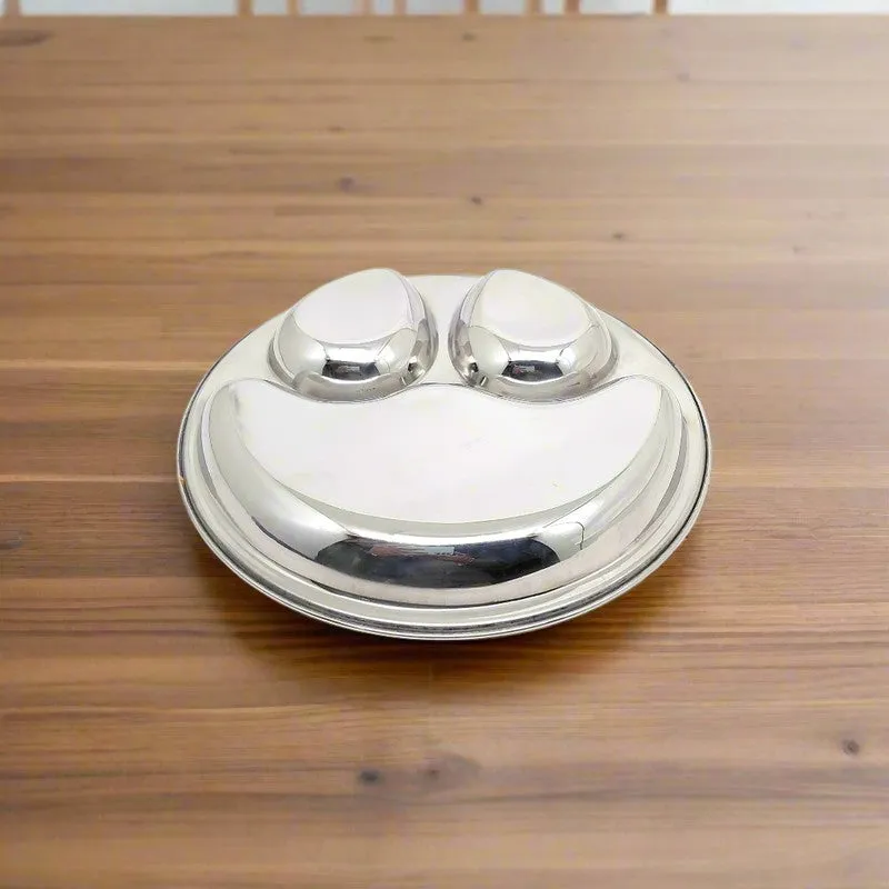 Platira Stainless Steel Dinner Plate - Set of Two media 5