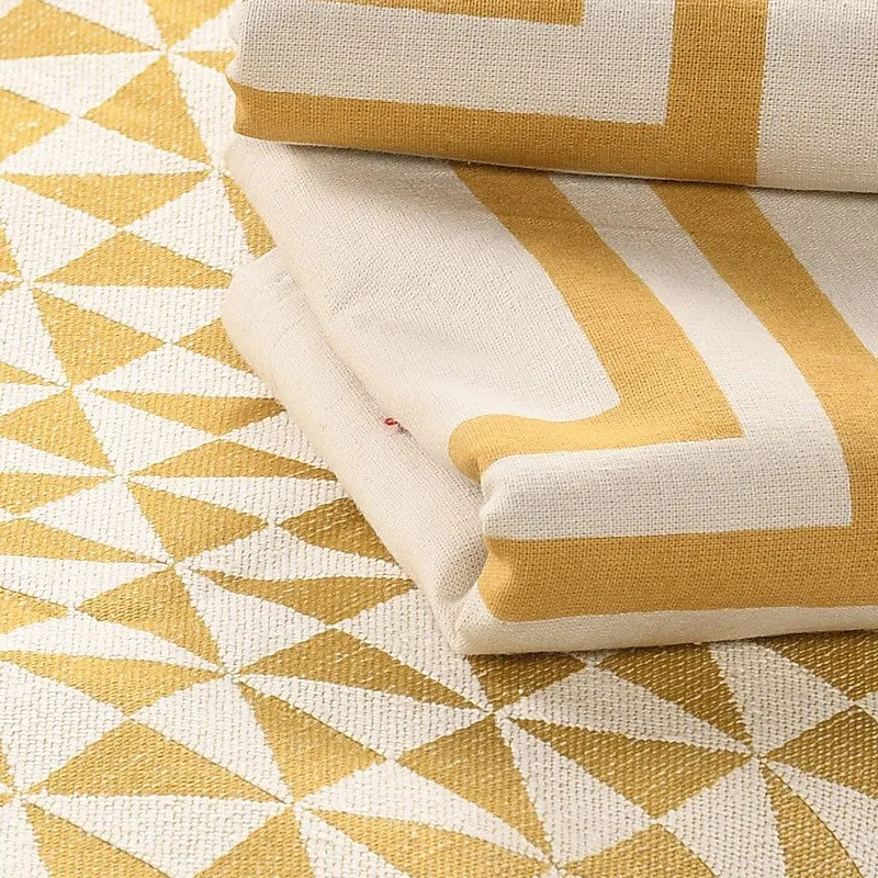 Pixel Nest Cotton Bedsheet (Yellow) - 224 TC media 5
