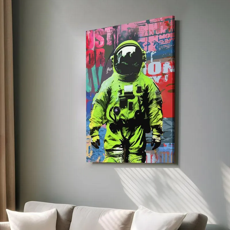 Neon Astro Wall Painting media 3