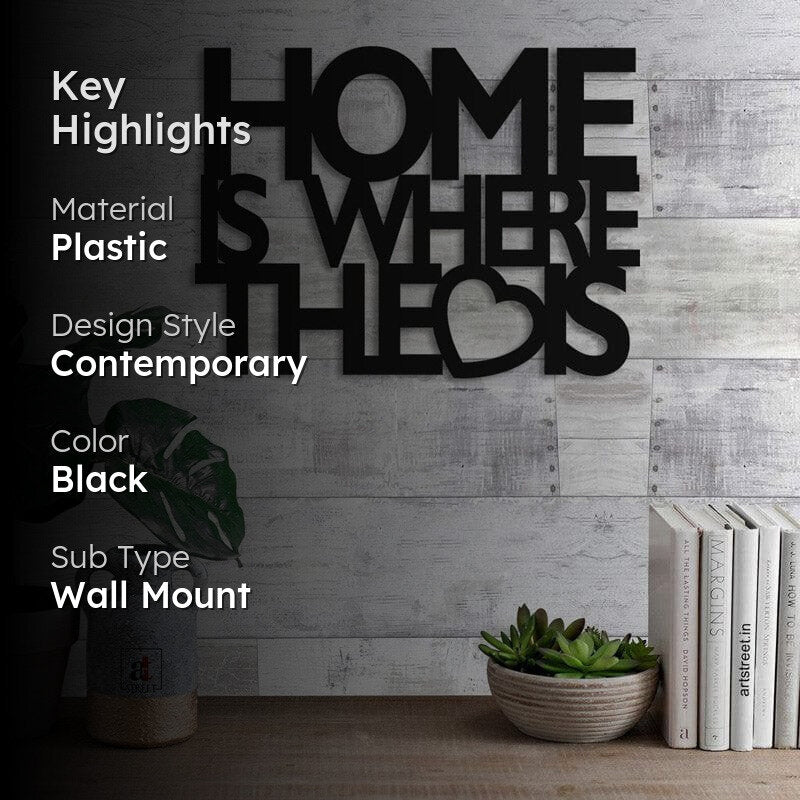 Home Is Where Love Is Plastic Wall Accent media 2