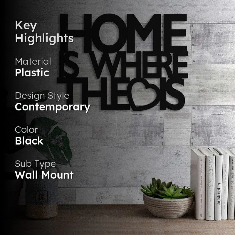 Home Is Where Love Is Plastic Wall Accent media 2
