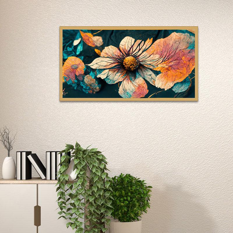 Welira Floral Wall Painting With Frame
