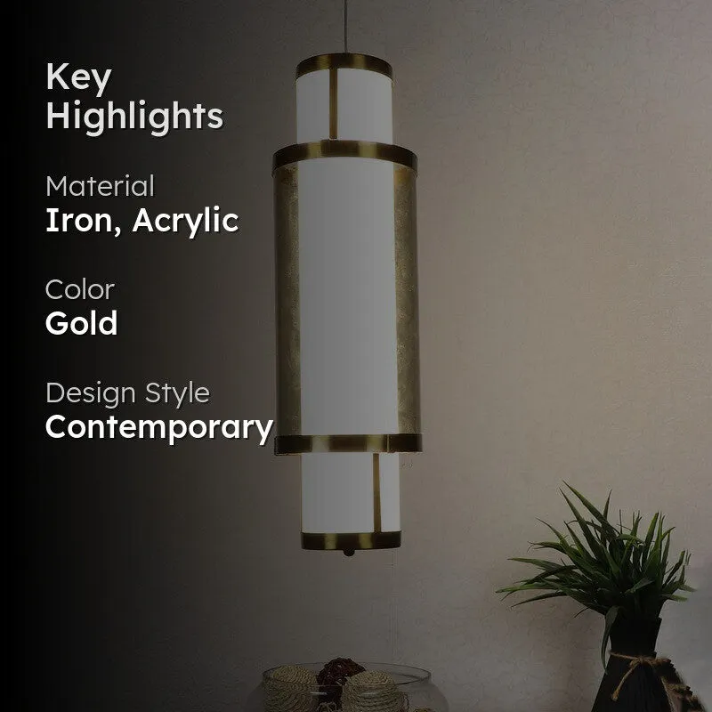 Quiindra Iron & Acrylic Wall Lamp media 2