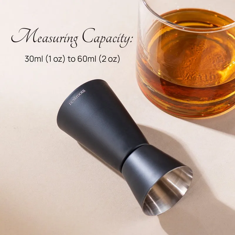 Obsidian Alchemy Stainless Steel Jigger - 30 ML/60 ML media 3