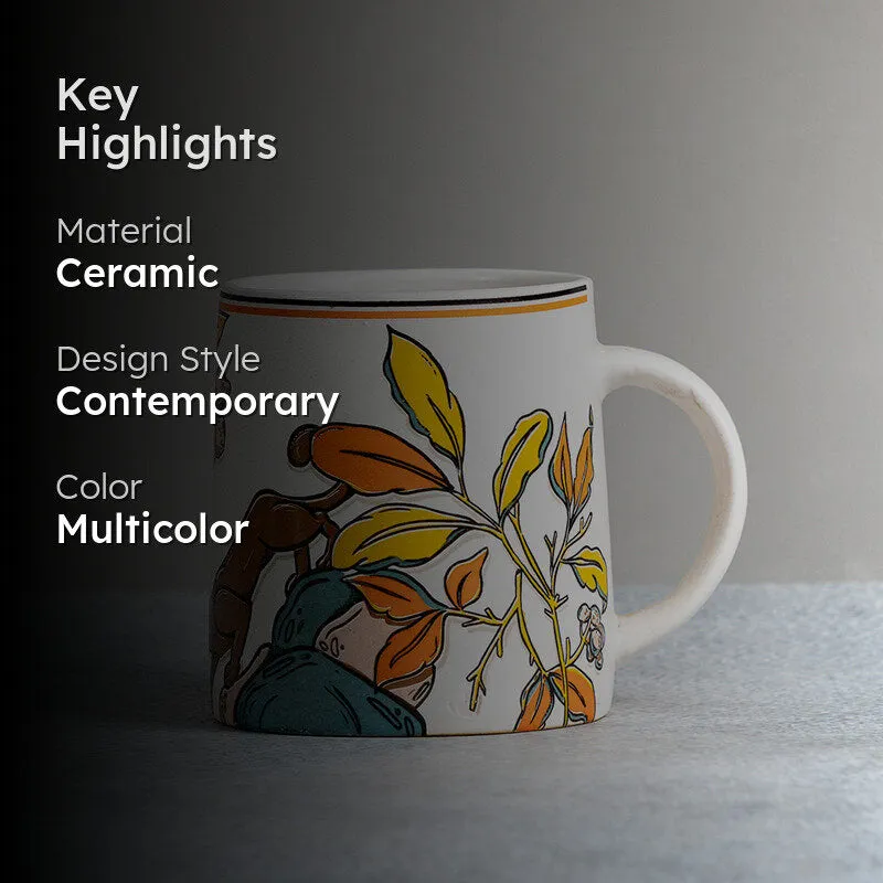 Autumn Ceramic Coffee Mug (300 mL) media 2