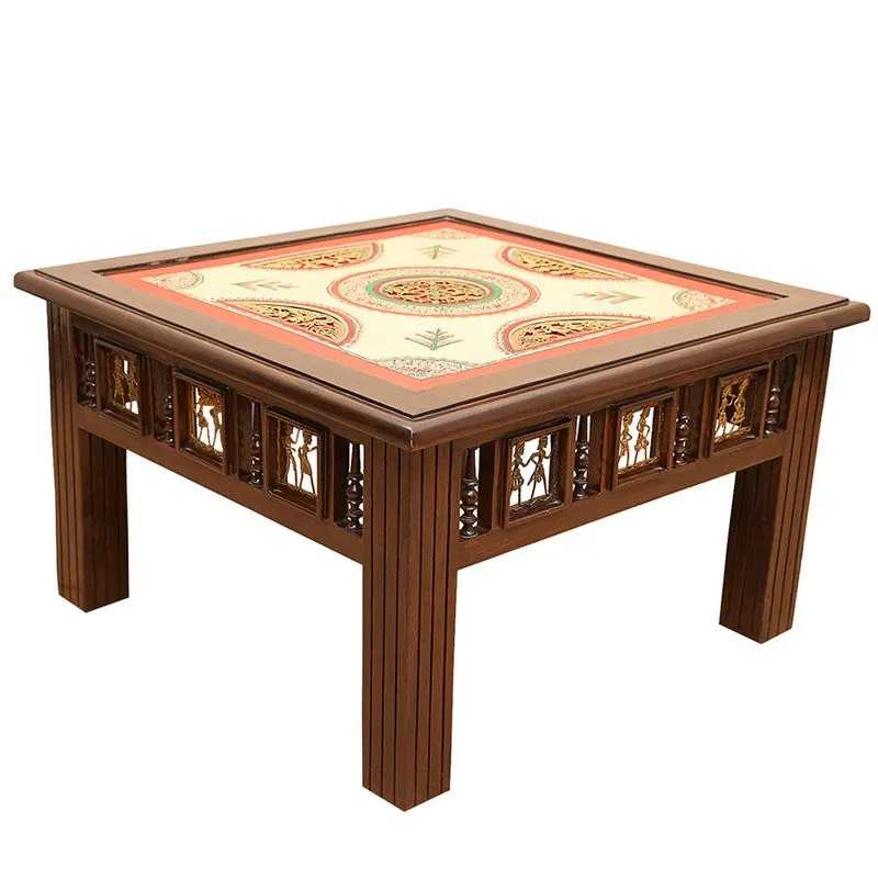 Vaari I Teak Wood Center Table media 5