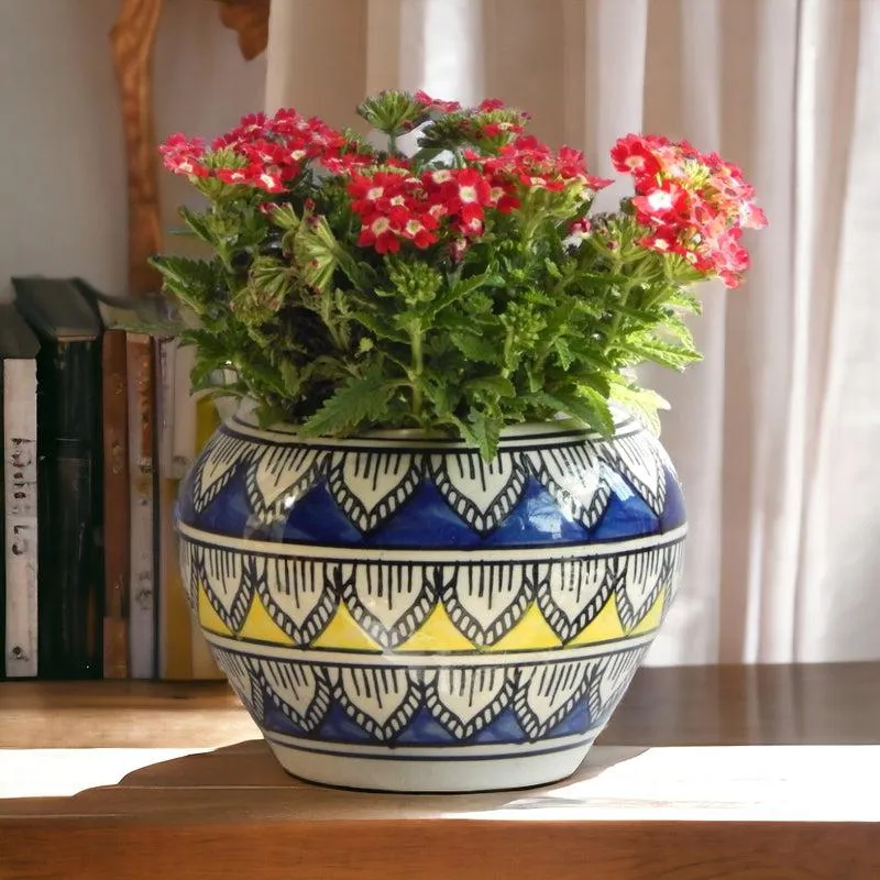 Navya Ethnic Planter - Blue media 2