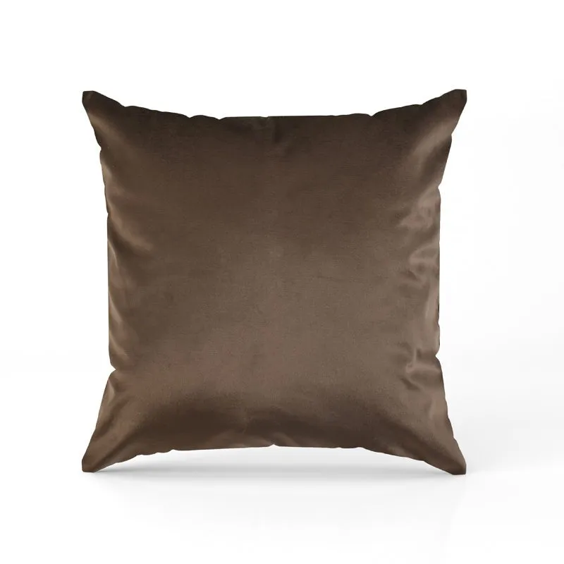 Vintara Velvet Cushion Cover (Brown) - Set Of Five media 3