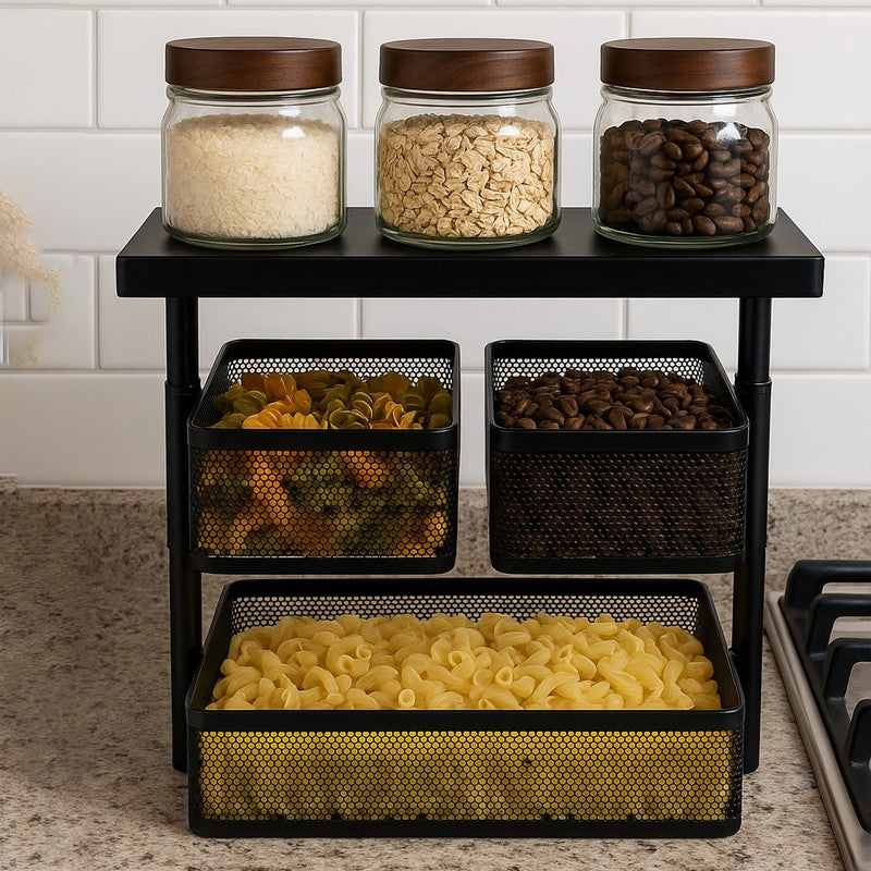 Glam Nest Metal Racks - Black media 5