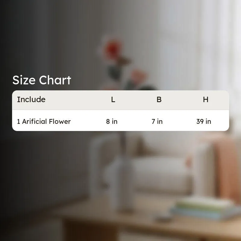 Floreva Magnolia Silicone Artificial Flower - Peach media 8